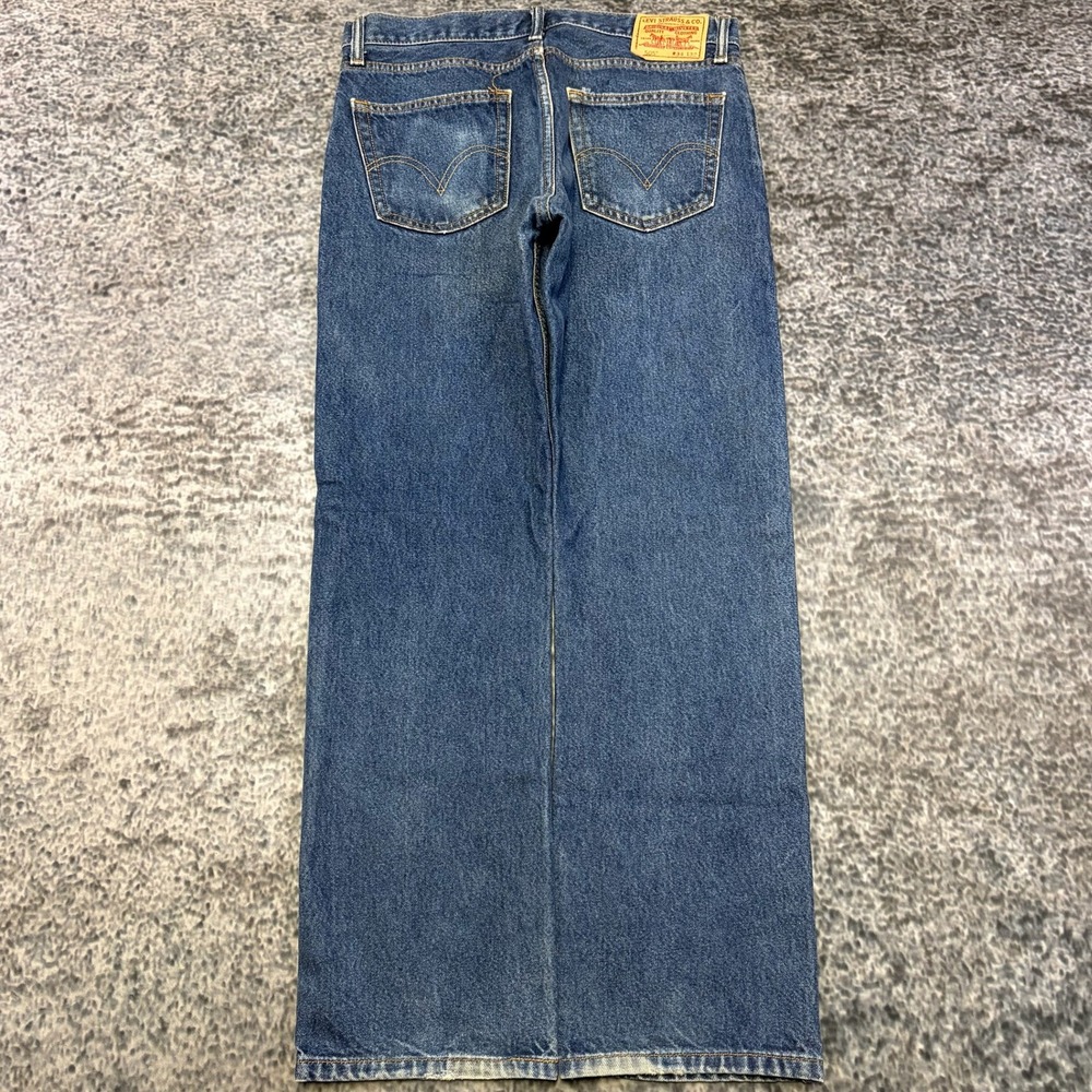 Vintage Levi's 505 Jeans Mens 34x32 Blue Straight Leg Casual 2000s